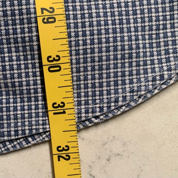 American Eagle Vintage Blue Checkered Men's Shirt - L - Picture 6 of 7